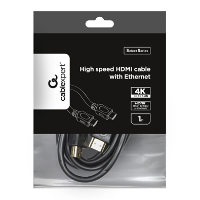 Gembird CC-HDMI4L-1M 1m HDMI 1.4 M/M fekete kábel