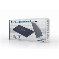 Gembird EE2-U2S-5 USB 2.0 fekete külső ház