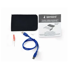 Gembird EE2-U3S-2-B 2,5" USB 3.0 kék külső ház