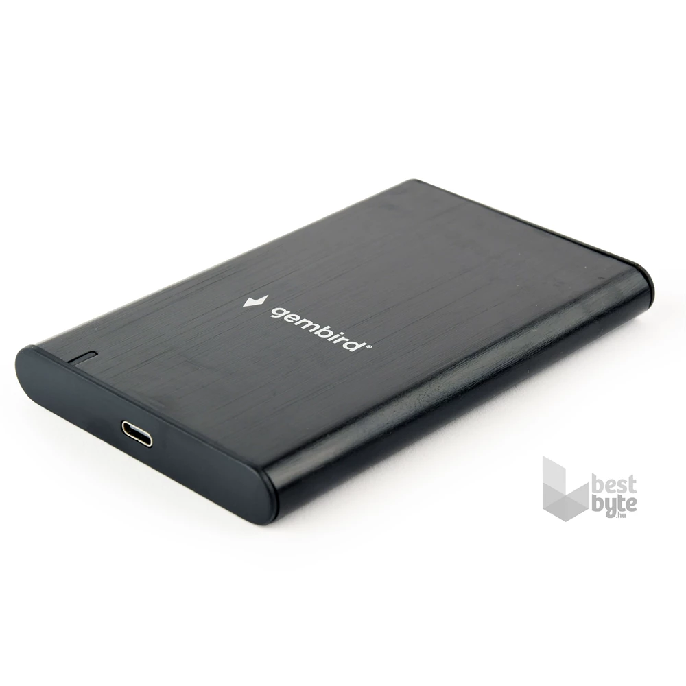 Gembird EE2-U3S-6 EE2-U3S-6 2.5" SATA3 USB-C aluminium fekete külső ház