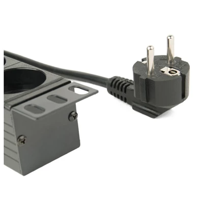 Gembird EG-PDU-014 8 aljzat 3m 1U fekete elosztó