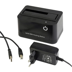 Gembird HD32-U2S-5 HD32-U2S-5 2.5/3.5" SATA3 USB2.0 fekete dokkoló