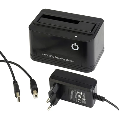 Gembird HD32-U2S-5 HD32-U2S-5 2.5/3.5" SATA3 USB2.0 fekete dokkoló