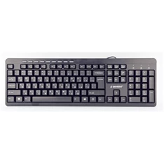 Gembird KB-UM-106-RU USB orosz billentyűzet fekete