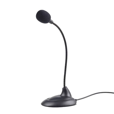 Gembird MIC-205 fekete asztali mikrofon