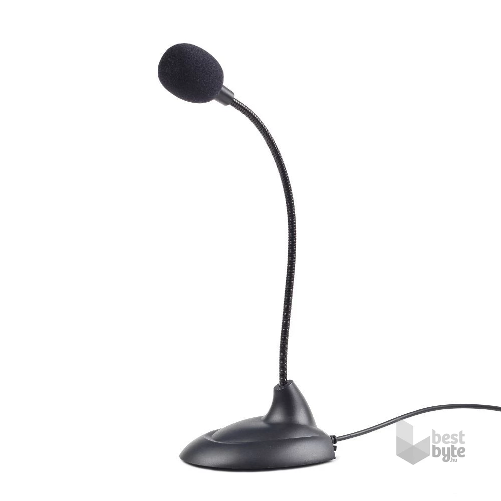 Gembird MIC-205 fekete asztali mikrofon