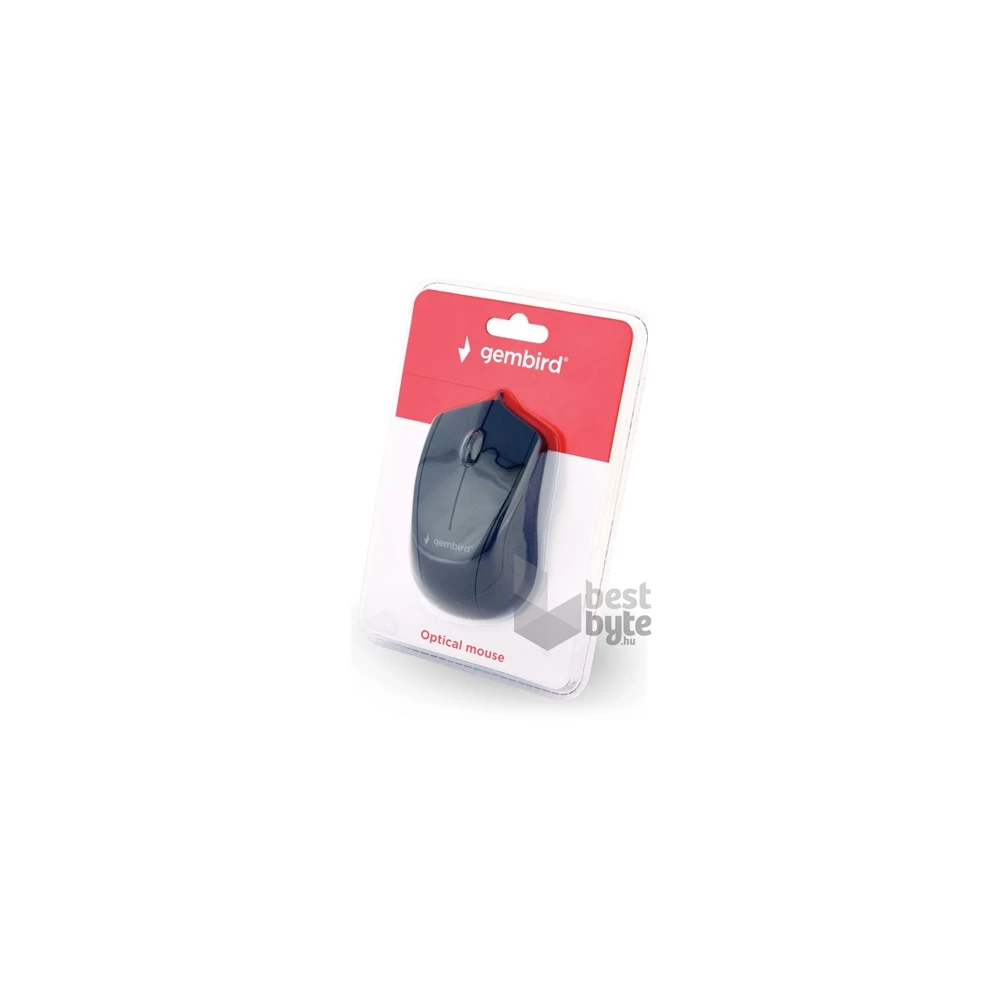 Gembird MUS-3B-02 optikai USB egér fekete