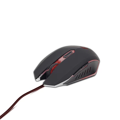 Gembird MUSG-001-R fekete-piros gamer egér