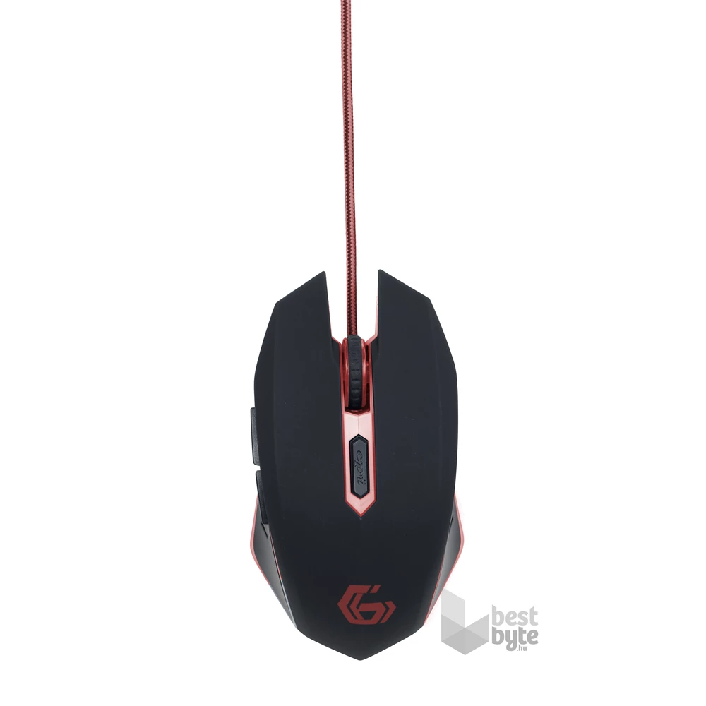 Gembird MUSG-001-R fekete-piros gamer egér