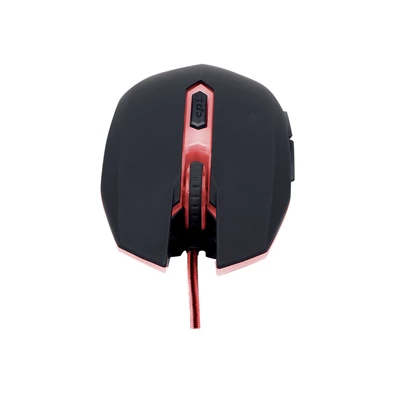 Gembird MUSG-001-R fekete-piros gamer egér