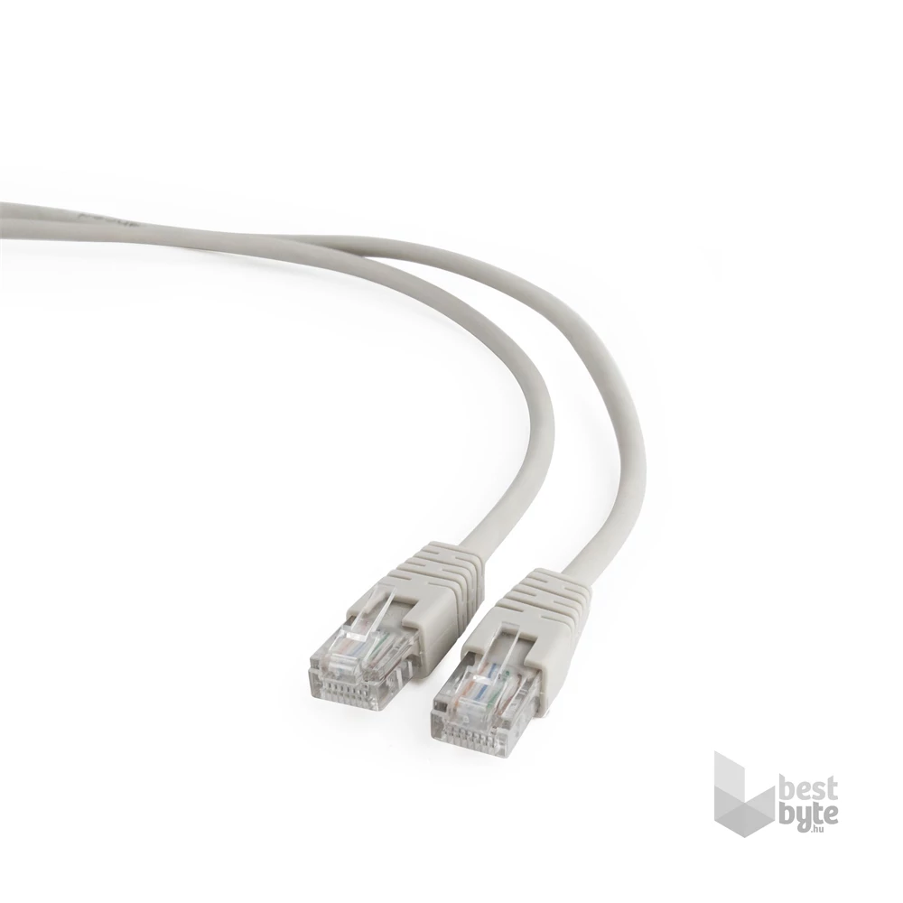Gembird PP12-10M 10m RJ45 CAT5e UTP M/M szürke patch kábel
