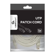 Gembird PP12-10M 10m RJ45 CAT5e UTP M/M szürke patch kábel