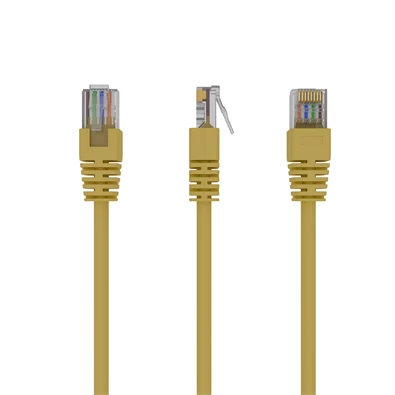 Gembird PP12-1.5M/Y 1,5m RJ45 CAT5e UTP M/M sárga kábel