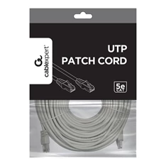 Gembird PP12-30M 30m RJ45 CAT5e UTP M/M szürke patch kábel