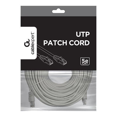 Gembird PP12-30M 30m RJ45 CAT5e UTP M/M szürke patch kábel