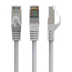 Gembird PP6A-LSZHCU-10M 10m RJ45 CAT6A S/FTP - RJ45 CAT6A S/FTP M/M szürke patch kábel