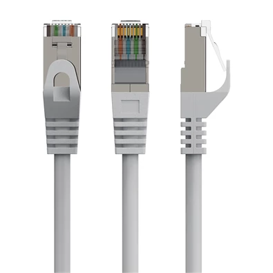 Gembird PP6A-LSZHCU-10M 10m RJ45 CAT6A S/FTP - RJ45 CAT6A S/FTP M/M szürke patch kábel