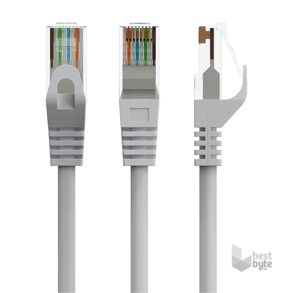 Gembird PP6U-20M 20m RJ45 CAT6 UTP - RJ45 CAT6 UTP M/M szürke patch kábel