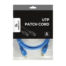 Gembird PP6U-2M/B 2m RJ45 CAT6 UTP M/M kék kábel
