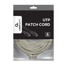 Gembird PP6U-30M 30m UTP Cat6 szürke patch kábel