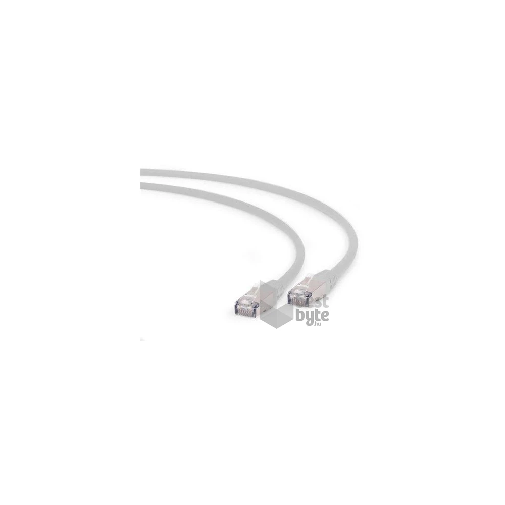Gembird RJ45 CAT6A S/FTP - RJ45 CAT6A S/FTP M/M adatkábel 1m szürke LSZH