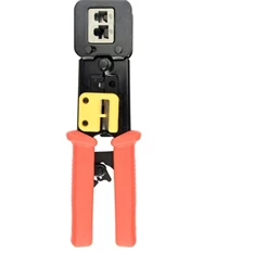 Gembird T-WC-05 RJ45 / RJ12 / RJ11 fekete-piros univerzális moduláris krimpelő- és vágószerszám Gembird T-WC-05 RJ45 / RJ12 / RJ11 fekete-piros univerzális moduláris krimpelő- és vágószerszám