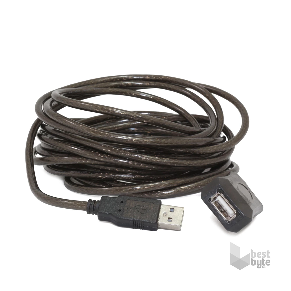 Gembird USB 2.0 aktív hosszabbító kábel, 5m