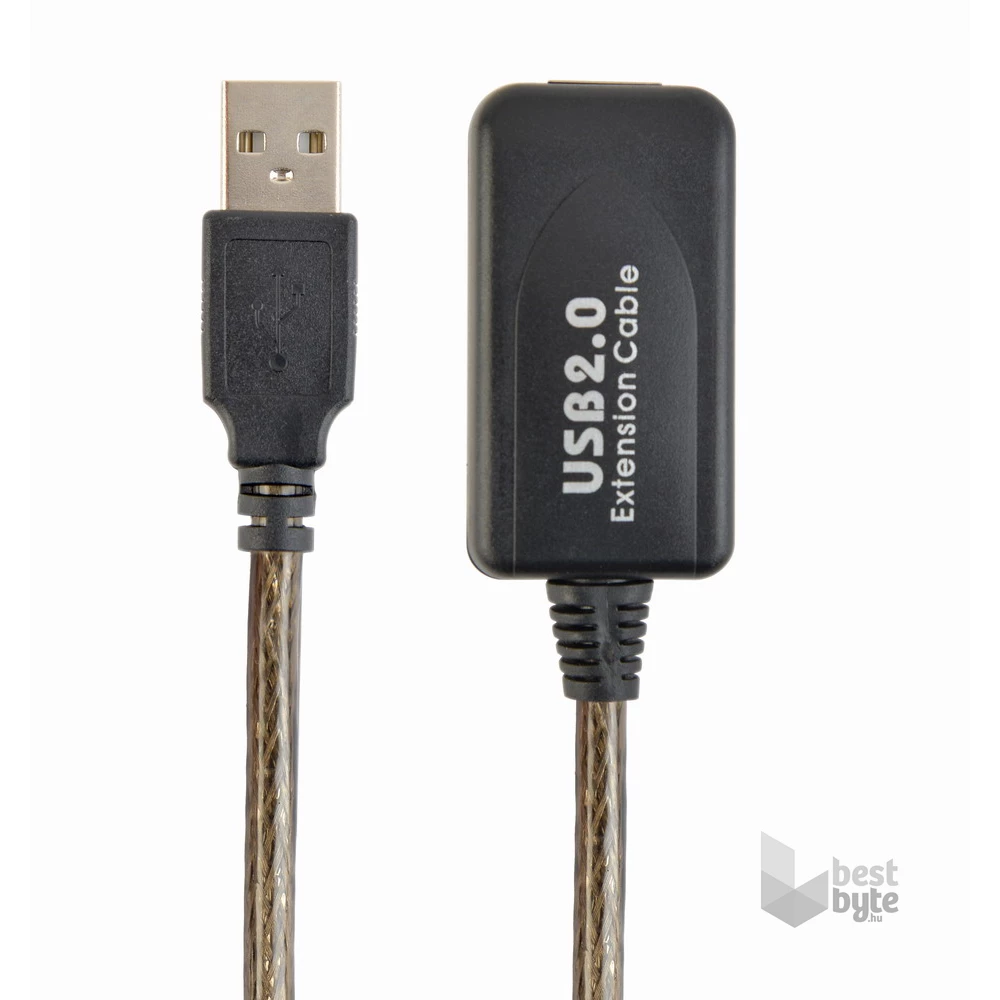 Gembird USB 2.0 aktív hosszabbító kábel, 5m