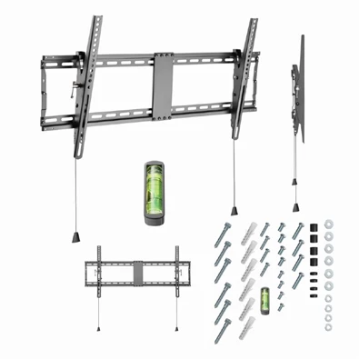 Gembird WM-90T-01 43"-90" fekete fali monitor/TV konzol