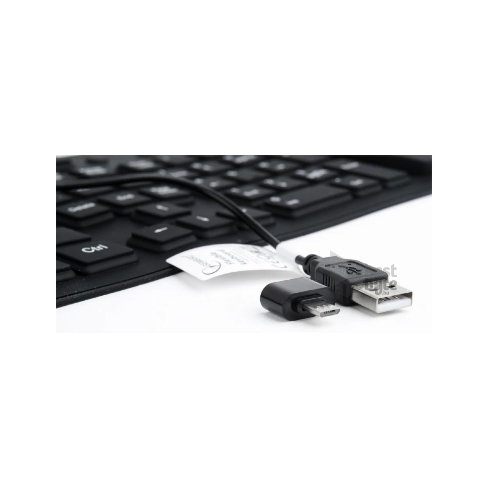 Gembird feltekerhető vízálló szilikon ENG billentyűzet