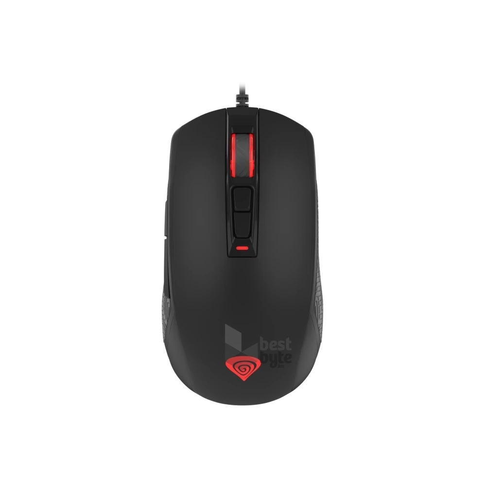 Genesis Krypton 300 RGB 4000DPI fekete gamer egér