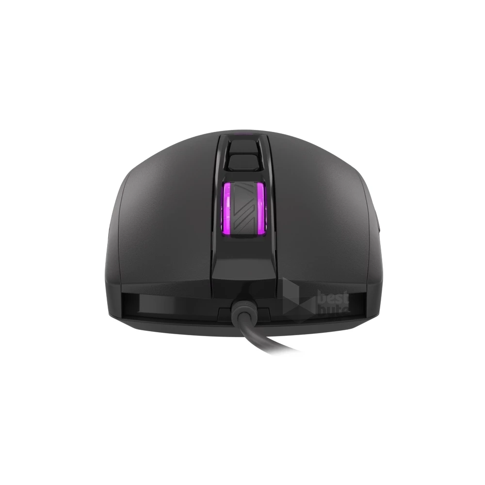 Genesis Krypton 300 RGB 4000DPI fekete gamer egér