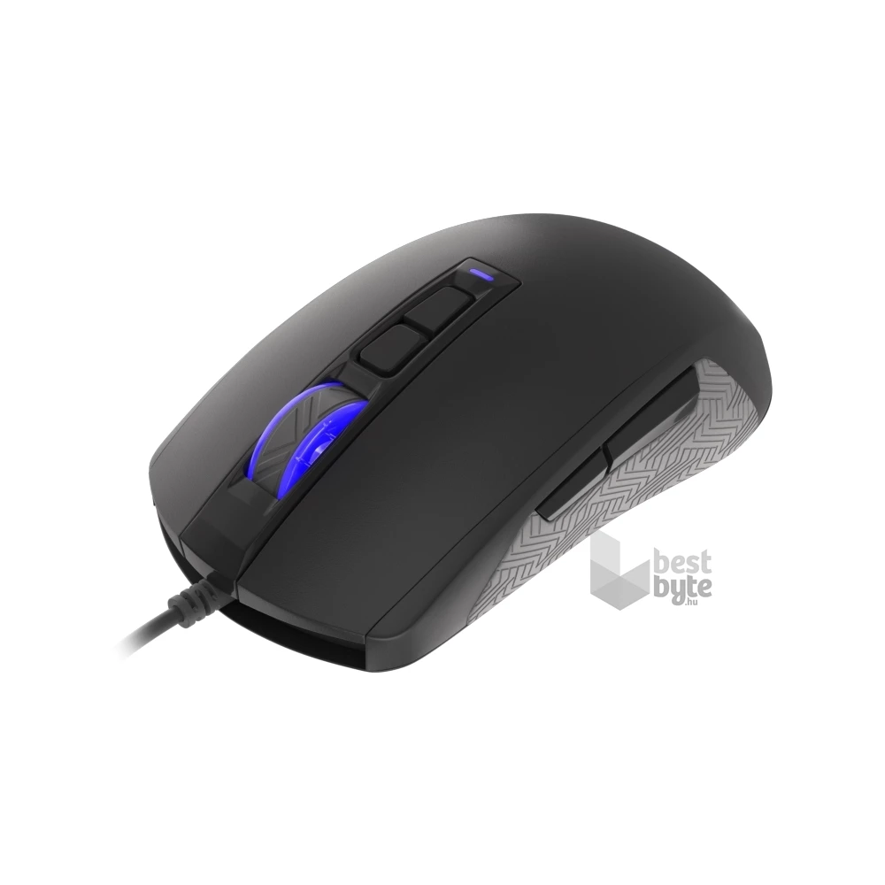 Genesis Krypton 300 RGB 4000DPI fekete gamer egér