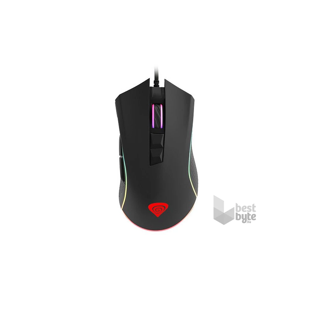 Genesis NMG-1163 Krypton 770 Optikai gamer egér 12000 DPI, szoftverrel, fekete