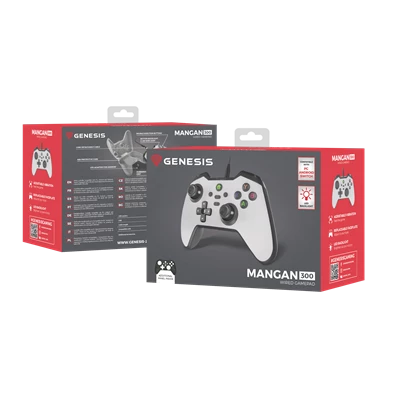 Genesis NJG-2104 Mangan 300 PC/SWITCH/MOBIL fehér kontroller