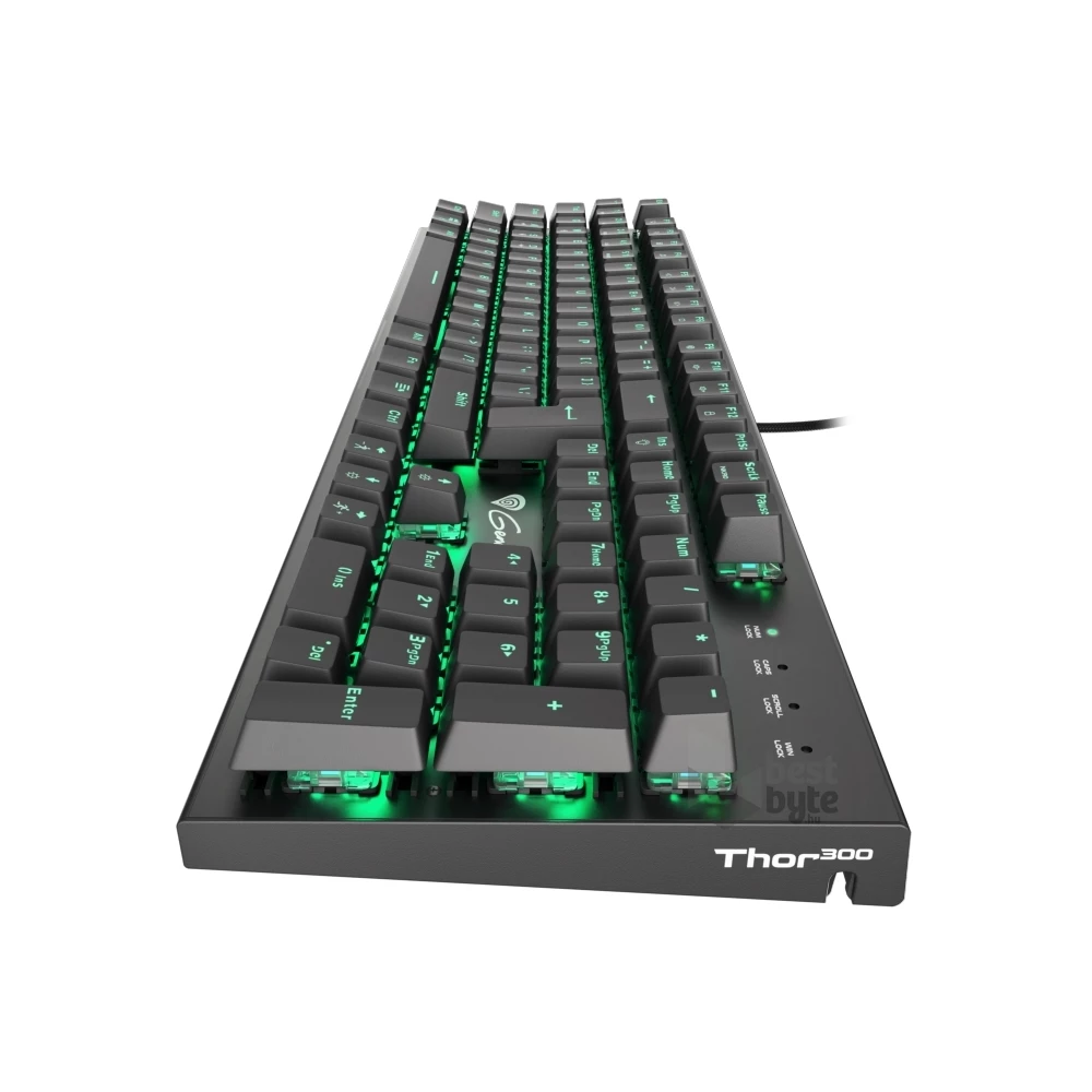 Genesis NKG-1066 THOR 300 HUN világító fekete gamer billentyűzet