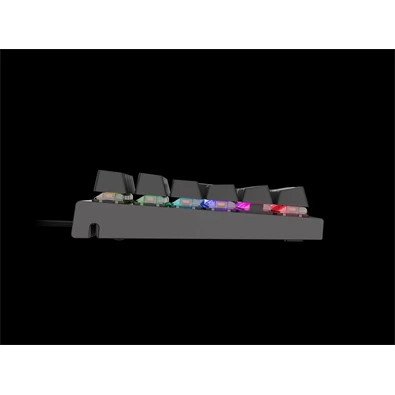 Genesis NKG-0945 Thor 300 TKL mechanikus gaming billentyűzet, US, zöld világítással, Blue switch