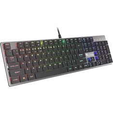 Genesis NKG-1587 Thor 420 RGB mechanikus slim Gamer billentyuzet, US kiosztás Blue switch