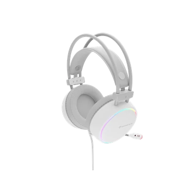 Genesis NSG-2093 Neon 613 RGB fehér gamer headset