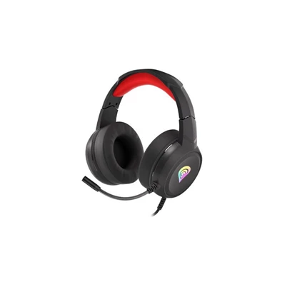 Genesis NSG-1609 Neon 200 RGB fekete-piros gamer headset