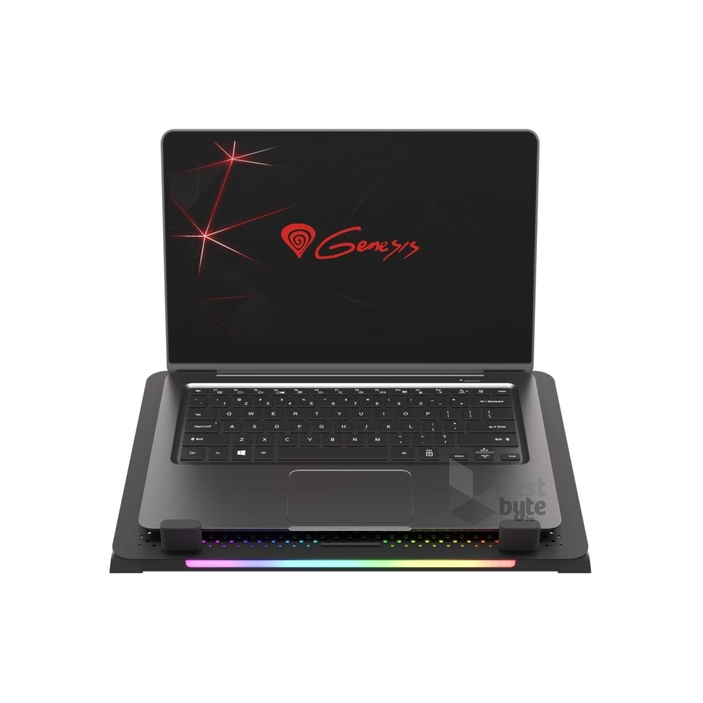 Genesis NHG-1678 Oxid 450 RGB 15,6" fekete notebook hűtőpad