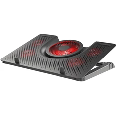 Genesis Oxid 550 17,3" LED-es 5 ventilátoros fekete-piros notebook hűtőpad