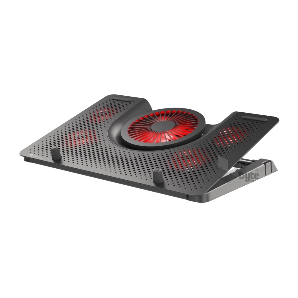 Genesis NHG-1411 Oxid 550 17,3" LED-es 5 ventilátoros fekete-piros notebook hűtőpad
