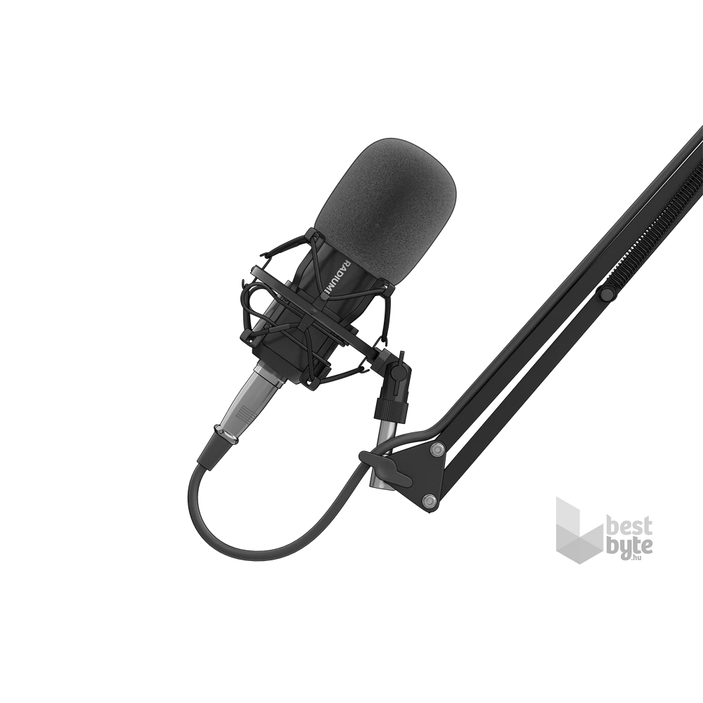 Genesis NGM-1695 Radium 300 XLR fekete stúdió mikrofon