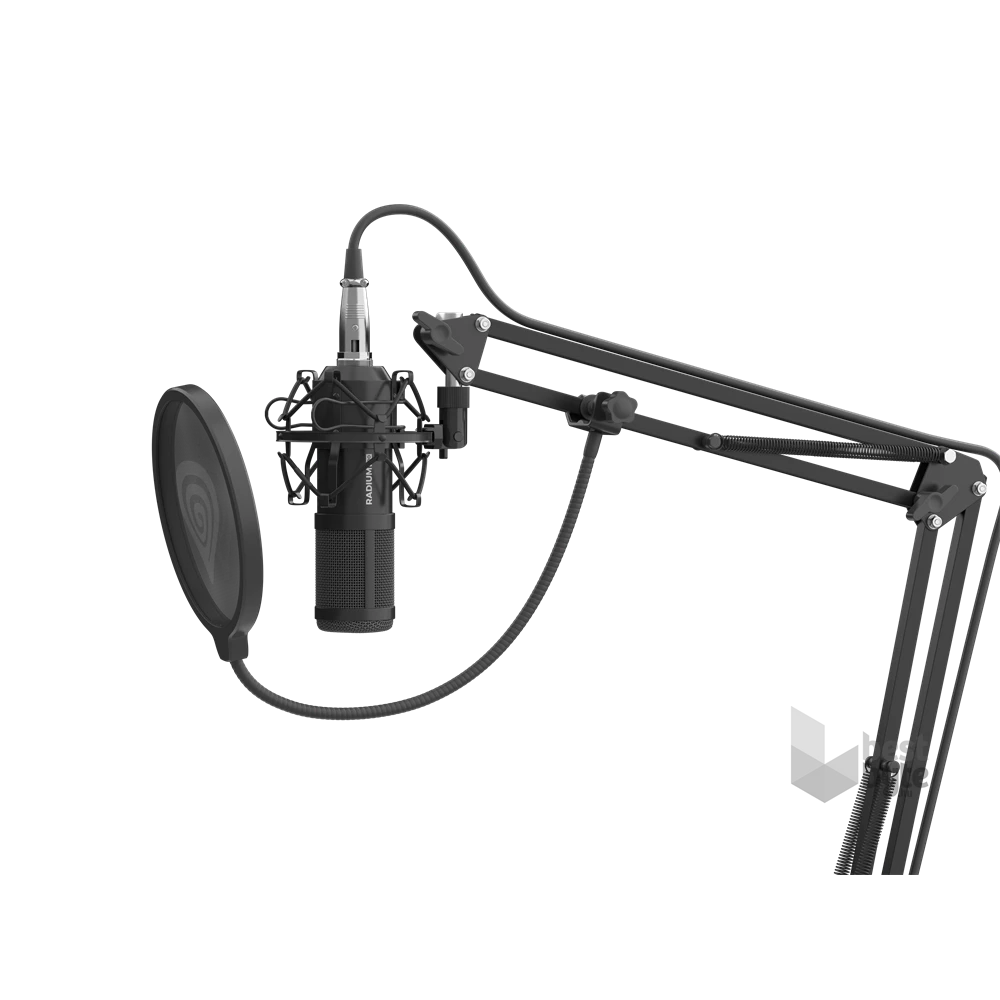 Genesis NGM-1695 Radium 300 XLR fekete stúdió mikrofon