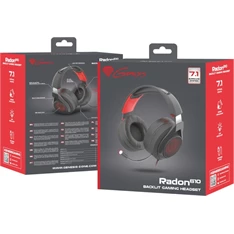 Genesis NSG-1454 Radon 610 7.1 fekete-piros gamer headset