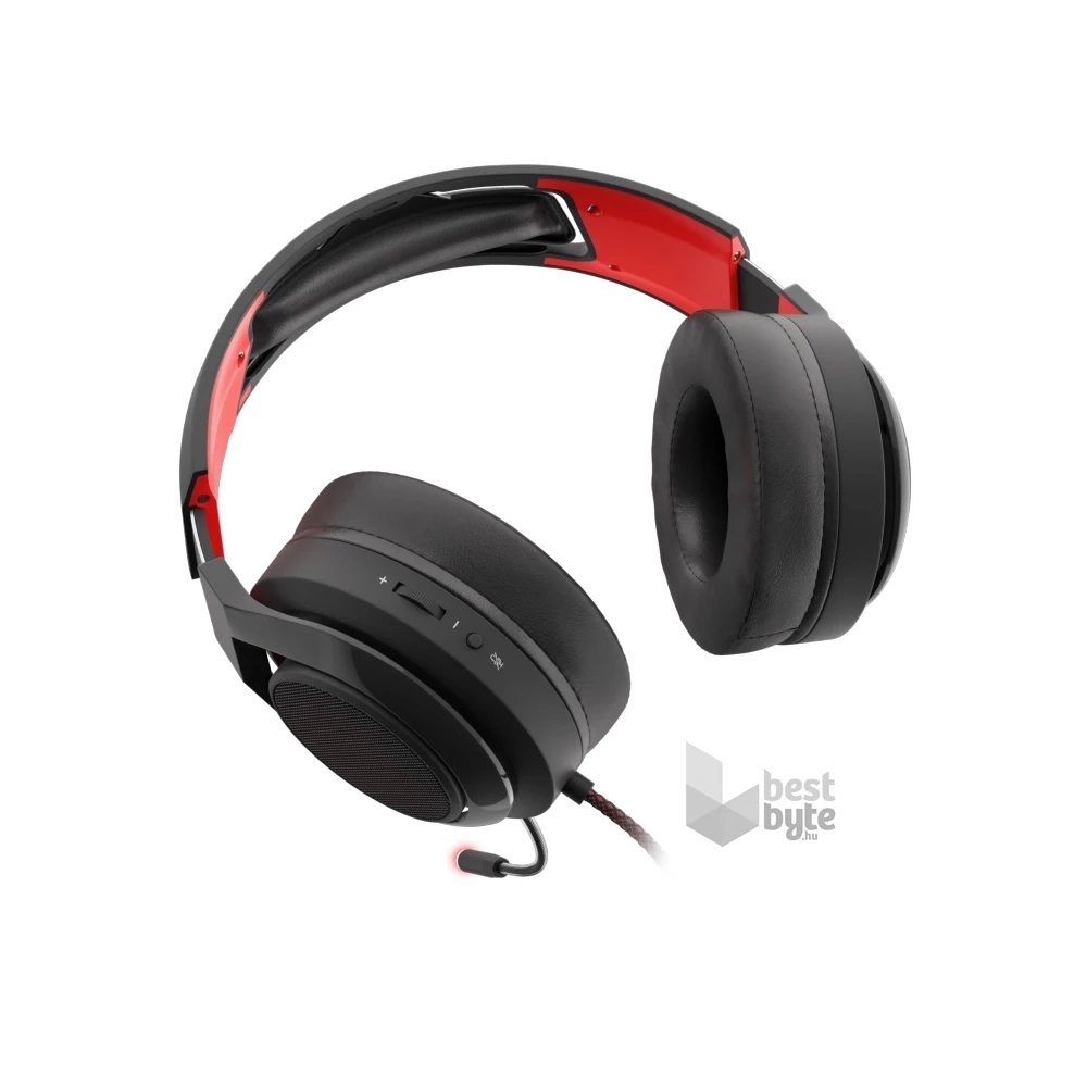 Genesis NSG-1454 Radon 610 7.1 fekete-piros gamer headset