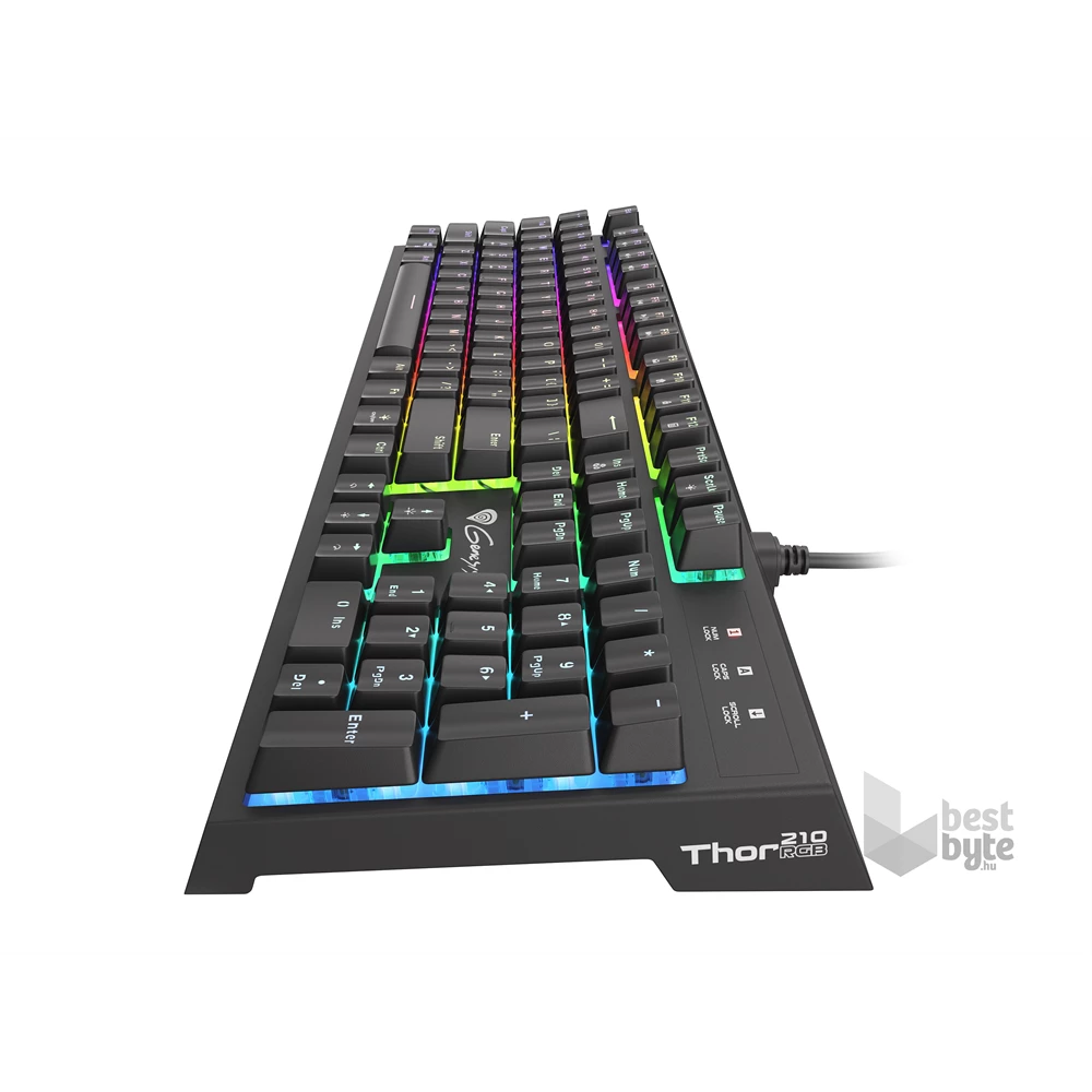 Genesis NKG-1645 Thor 210 RGB Gamer billentyuzet, US kiosztás