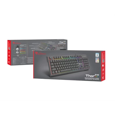 Genesis NKG-1645 Thor 210 RGB Gamer billentyuzet, US kiosztás