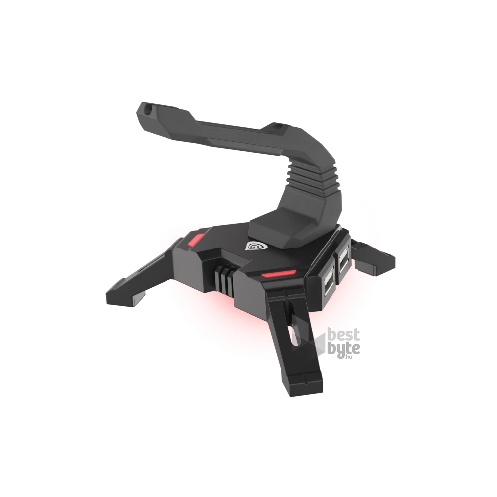Genesis NBU-1441 Vanad 300 USB-s fekete gamer egérkábeltartó